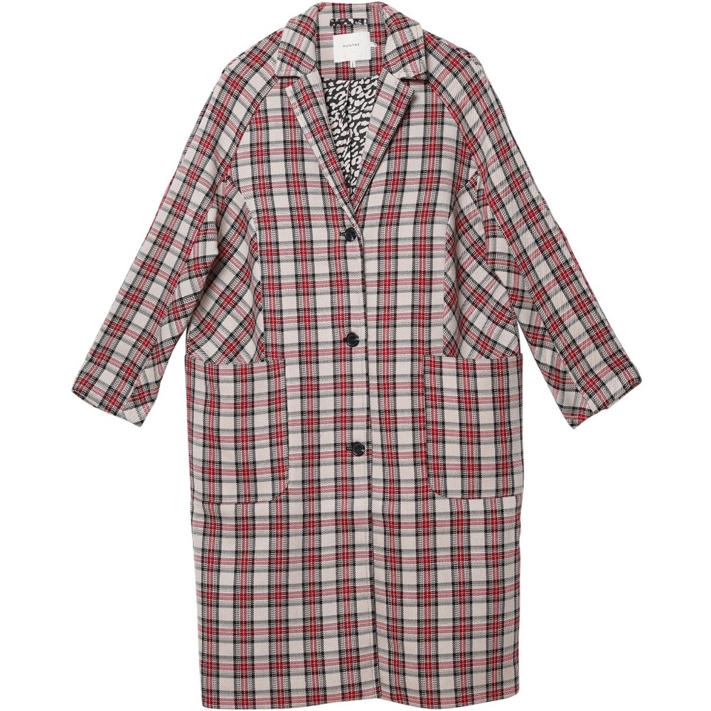 Plaid Jarl Coat - Munthe